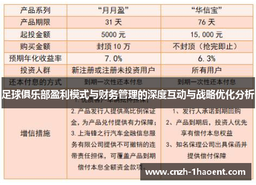 足球俱乐部盈利模式与财务管理的深度互动与战略优化分析